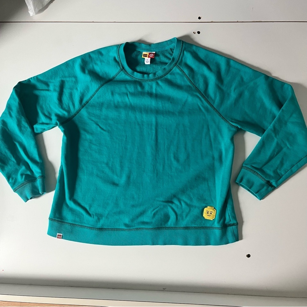 Lego Women's Teal Pullover Sweatshirt - Picture 2 of 8